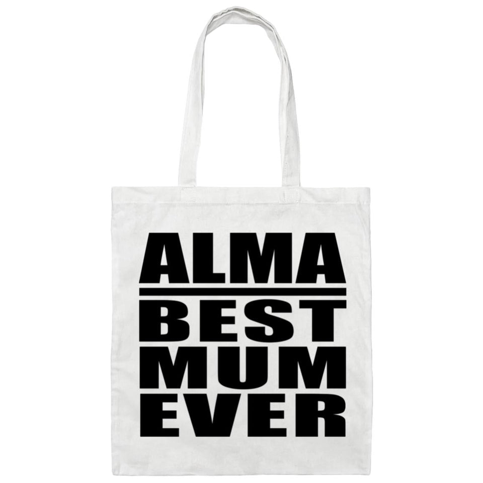 Alma Best Mum Ever - Tote Bag White