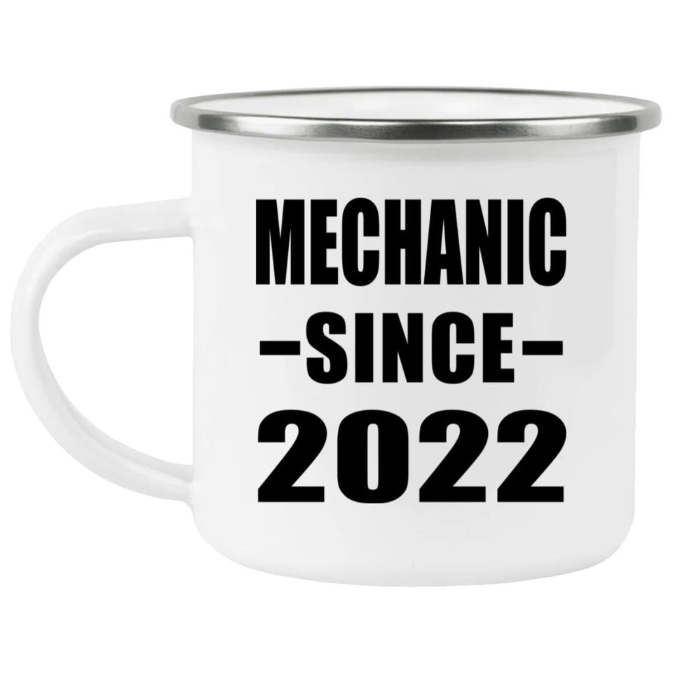 Mechanic Since 2022 - 12oz Camping Mug
