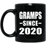 Gramps Since 2020 - 11oz Coffee Mug Black