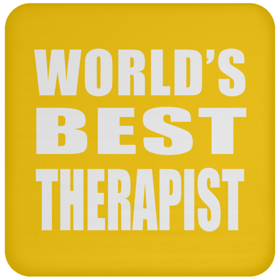 World's Best Therapist - Drink Coaster