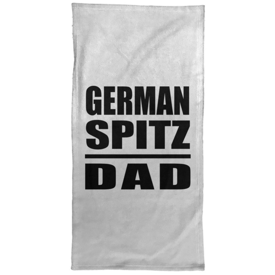 German Spitz Dad - Hand Towel