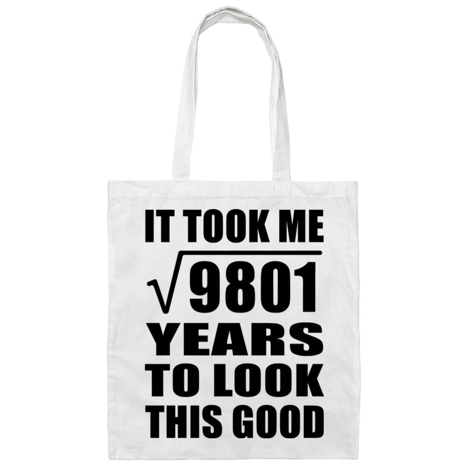 99th Birthday Took Square Root of 9801 Years To Look Good - Tote Bag White