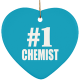 Number One #1 Chemist - Heart Ornament