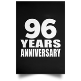 96th Anniversary 96 Years Anniversary - Poster Portrait