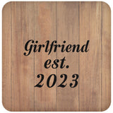 Girlfriend Established EST. 2023 - Drink Coaster C