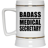Badass Medical Secretary - Beer Stein