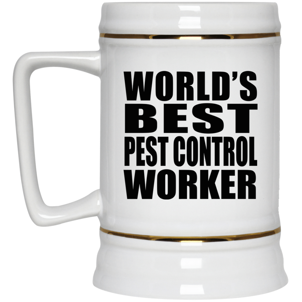 World's Best Pest Control Worker - Beer Stein