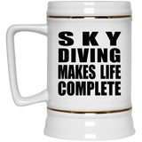 Sky Diving Makes Life Complete - Beer Stein