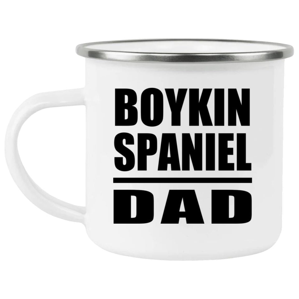Boykin Spaniel Dad - 12oz Camping Mug