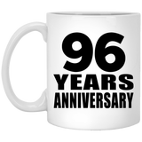 96th Anniversary 96 Years - 11 Oz Coffee Mug