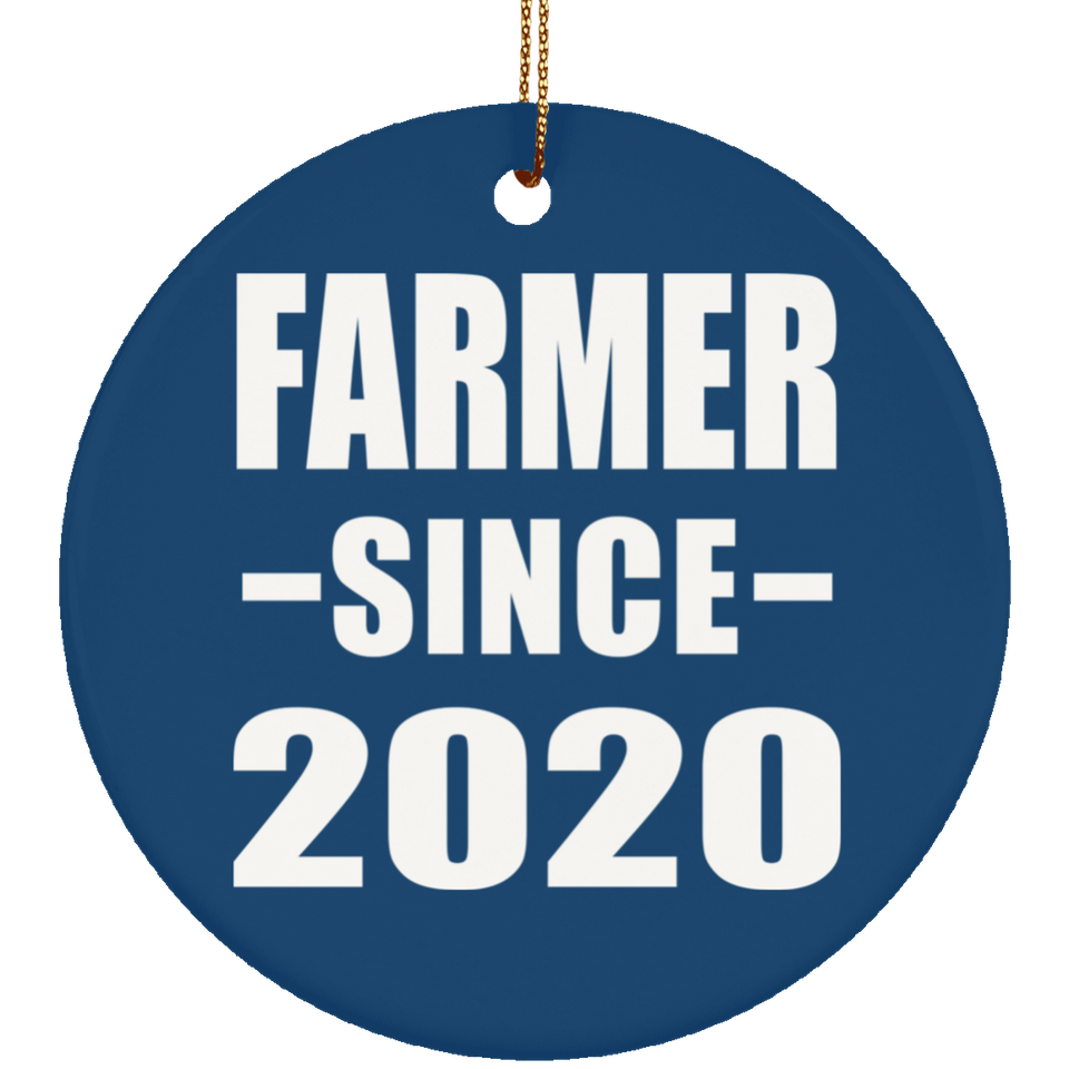Farmer Since 2020 - Circle Ornament