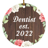 Dentist Established Est. 2022 - Circle Ornament A