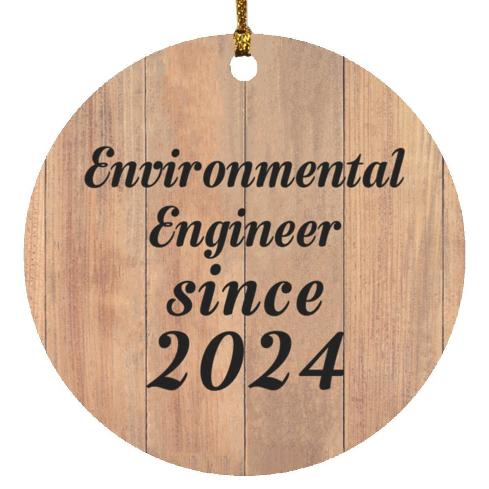 Environmental Engineer Since 2024 - Circle Ornament C