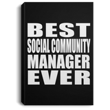 Best Social Community Manager Ever - Canvas Portrait