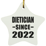 Dietician Since 2022 - Star Ornament