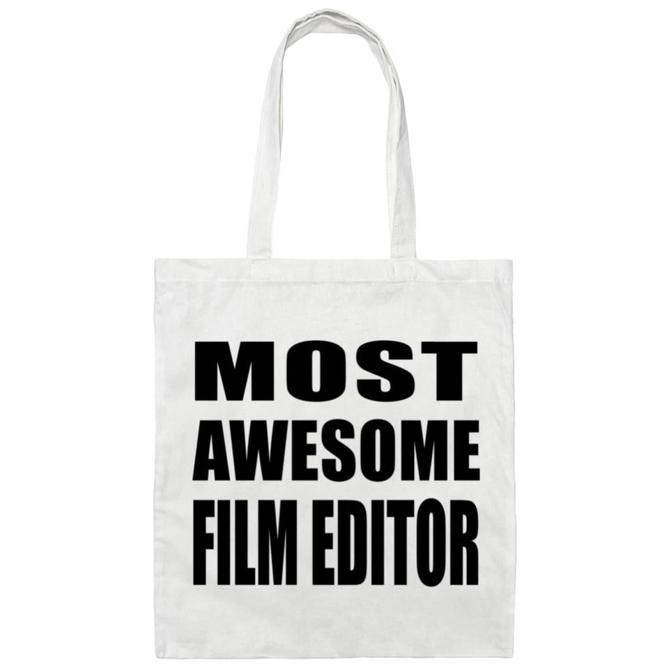 Most Awesome Film Editor - Tote Bag White