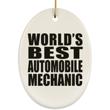 World's Best Automobile Mechanic - Oval Ornament