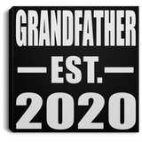 Grandfather Established EST. 2020 - Canvas Square