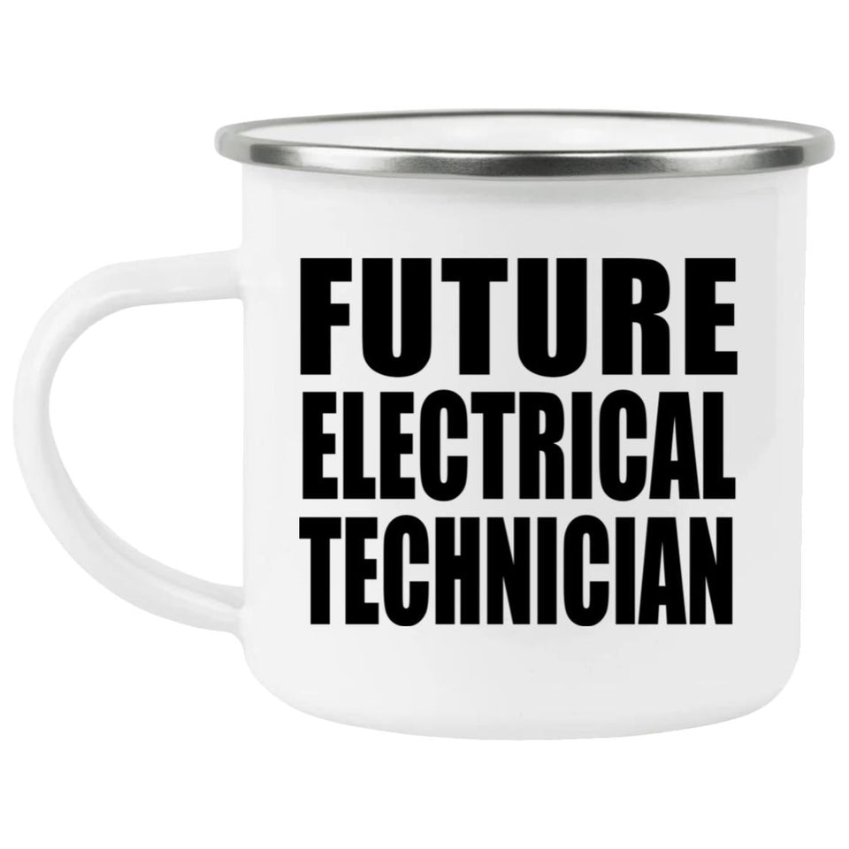 Future Electrical Technician - 12oz Camping Mug