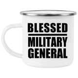 Blessed Military General - 12oz Camping Mug