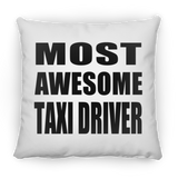Most Awesome Taxi Driver - Throw Pillow