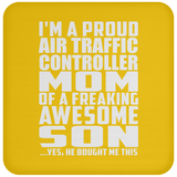 Proud Air Traffic Controller Mom Of Awesome Son - Drink Coaster
