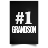 Number One #1 Grandson - Poster Portrait