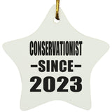 Conservationist Since 2023 - Star Ornament