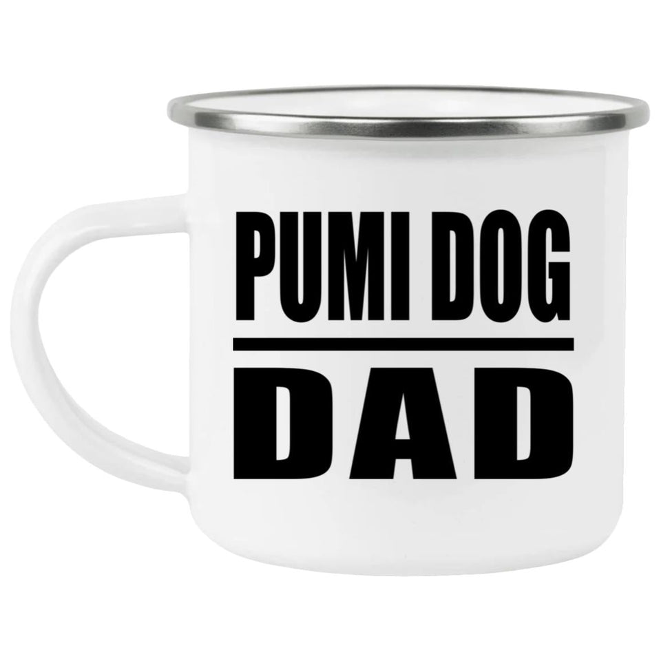 Pumi Dog Dad - 12oz Camping Mug