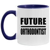 Future Orthodontist - 11oz Accent Mug Purple