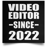 Video Editor Since 2022 - Poster Square