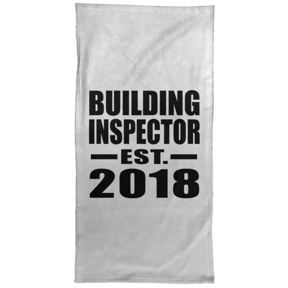 Building Inspector Established EST. 2018 - Hand Towel