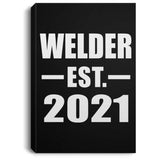 Welder Established EST. 2021 - Canvas Portrait