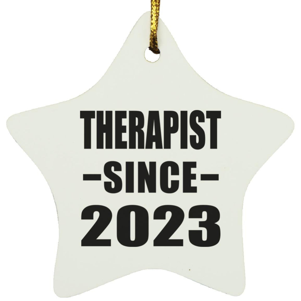 Therapist Since 2023 - Star Ornament