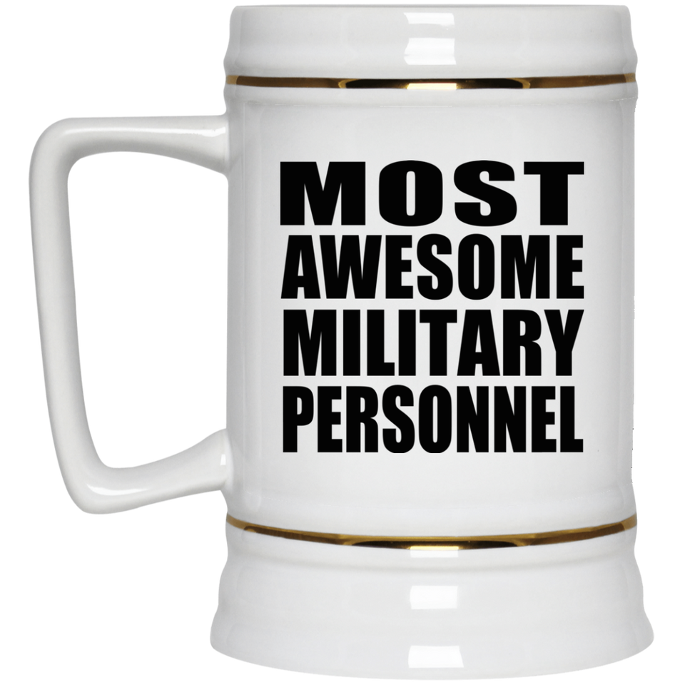 Most Awesome Military Personnel - Beer Stein