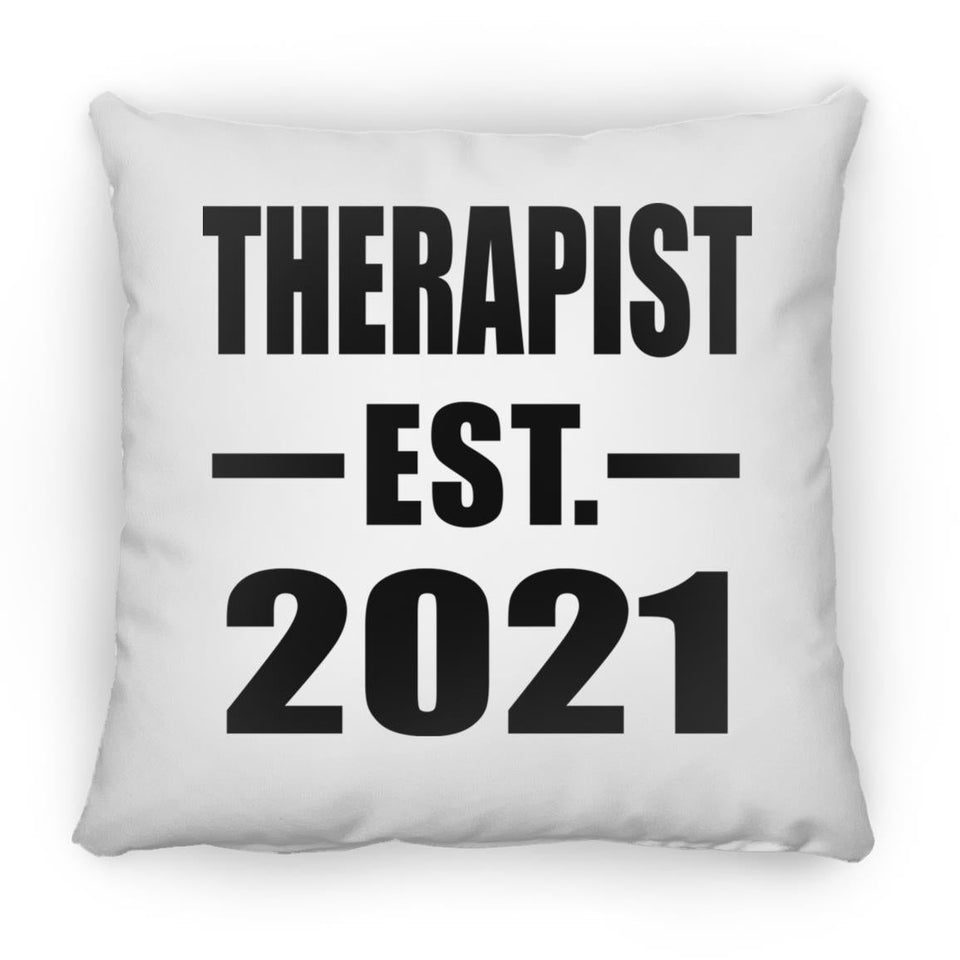 Therapist Established EST. 2021 - Throw Pillow