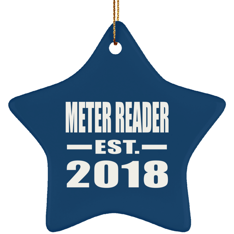 Meter Reader Established EST. 2018 - Star Ornament