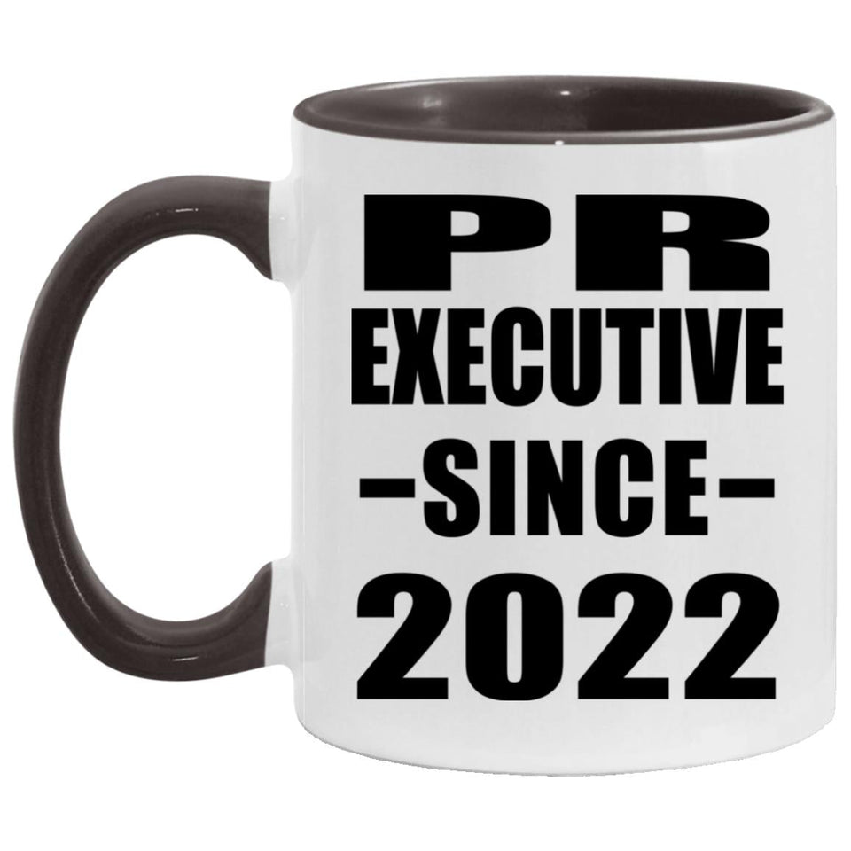 Pr Executive Since 2022 - 11oz Accent Mug Black
