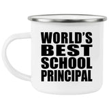 World's Best School Principal - 12oz Camping Mug