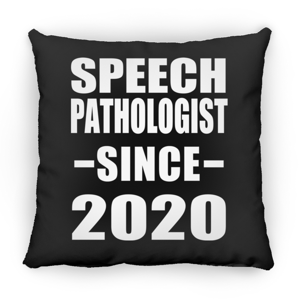 Speech Pathologist Since 2020 - Throw Pillow Black