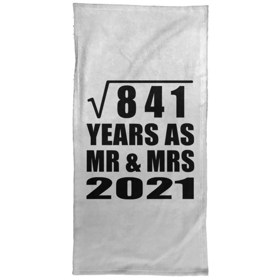 29th Anniversary Square Root of 841 Years As Mr & Mrs 2021 - Hand Towel