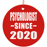 Psychologist Since 2020 - Circle Ornament