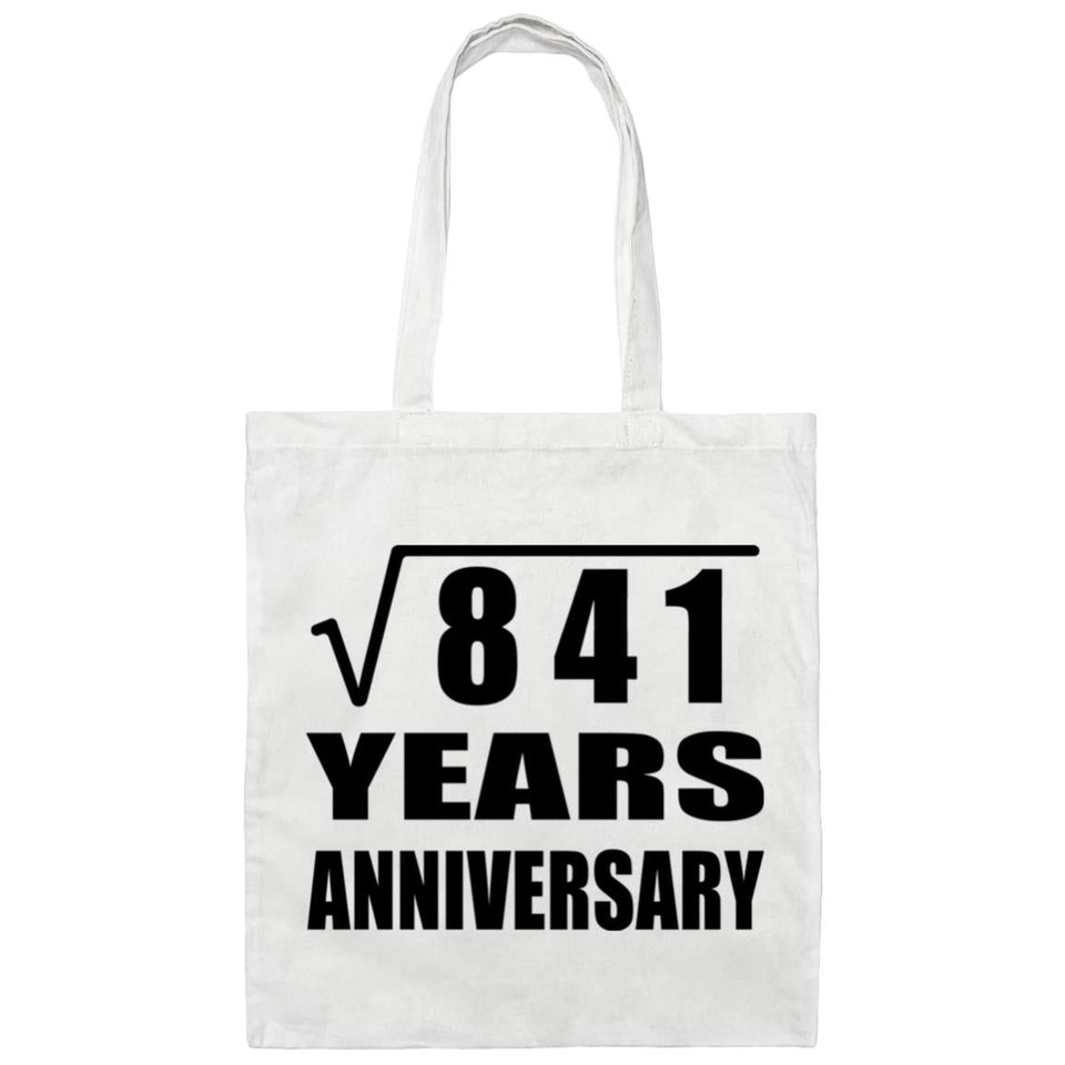 29th Anniversary Square Root of 841 Years Anniversary - Tote Bag White