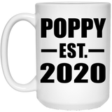 Poppy Established EST. 2020 - 15oz Coffee Mug