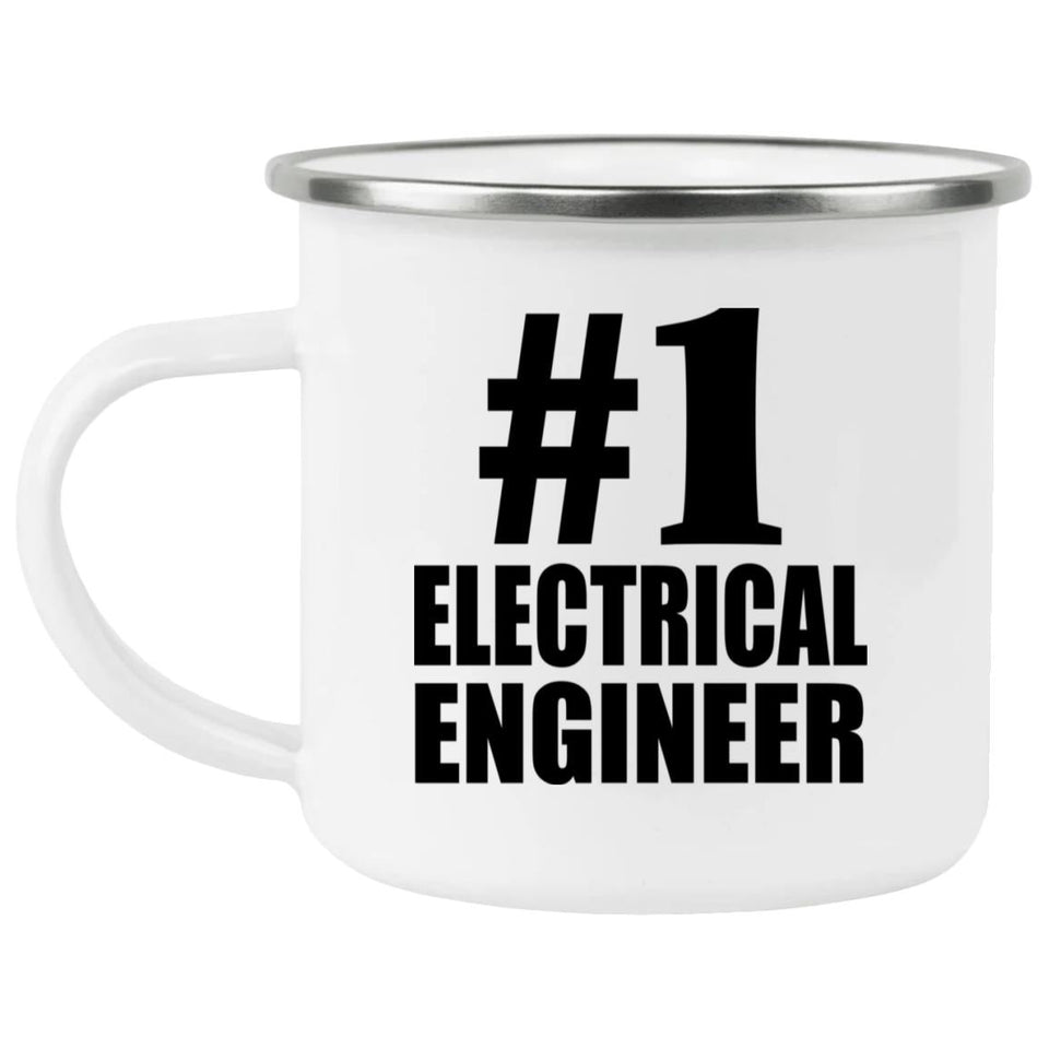 Number One #1 Electrical Engineer - 12oz Camping Mug