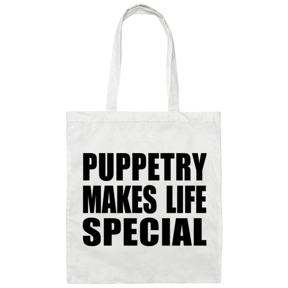 Puppetry Makes Life Special - Tote Bag White