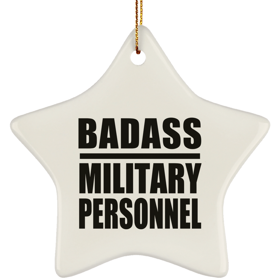 Badass Military Personnel - Star Ornament