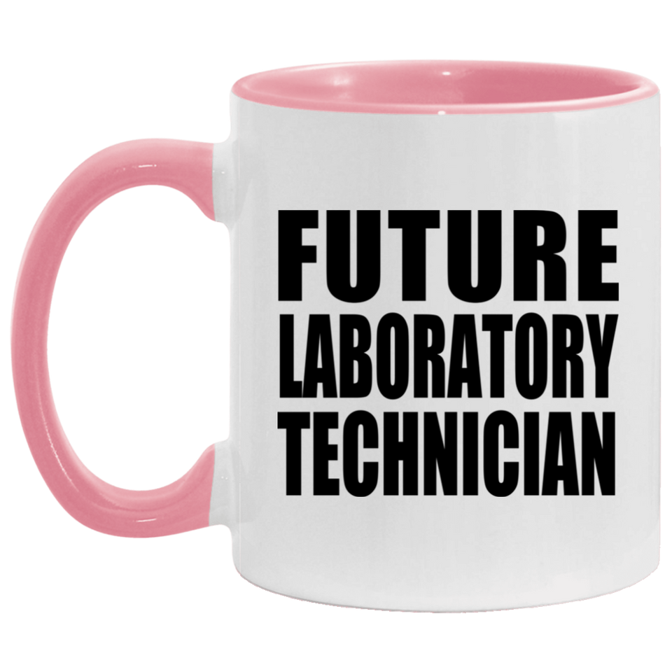 Future Laboratory Technician - 11oz Accent Mug Pink