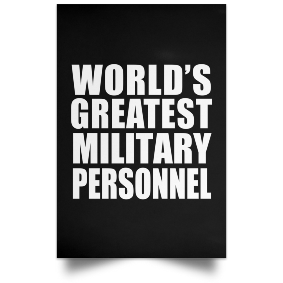 World's Greatest Military Personnel - Poster Portrait