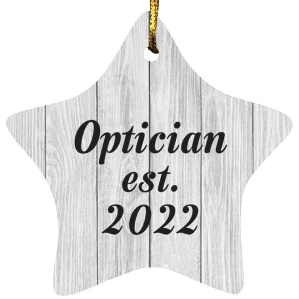 Optician Established Est. 2022 - Star Ornament F